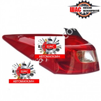 JAC S2 (Джак С2) Фонарь задний левый наружный 4133100U8910
