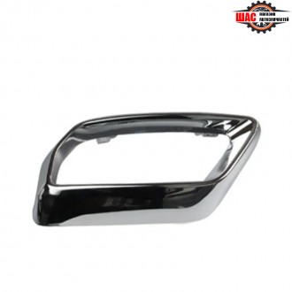 Jetour X70 (Джетур Х70) Накладка заднего бампера левая (хром) F01-2804523