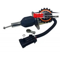 ДВИГУН: Датчик остановки двигателя (глушилка, соленоид) 24V - 3939019 Cummins 6CT 8.3